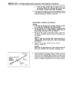 Preview for 1458 page of Mitsubishi MOTORS L200 1996 Workshop Manual