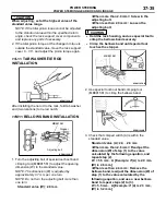 Предварительный просмотр 119 страницы Mitsubishi MOTORS Lancer 2004 Workshop Manual