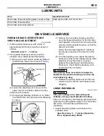 Предварительный просмотр 131 страницы Mitsubishi MOTORS Lancer 2004 Workshop Manual