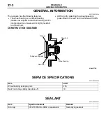 Предварительный просмотр 190 страницы Mitsubishi MOTORS Lancer 2004 Workshop Manual