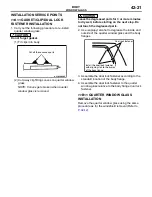 Предварительный просмотр 239 страницы Mitsubishi MOTORS Lancer 2004 Workshop Manual