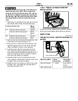 Предварительный просмотр 263 страницы Mitsubishi MOTORS Lancer 2004 Workshop Manual