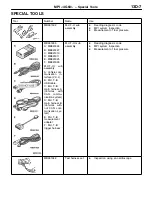 Предварительный просмотр 12 страницы Mitsubishi MOTORS Lancer 2005 Workshop Manual Supplement