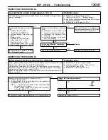 Предварительный просмотр 62 страницы Mitsubishi MOTORS Lancer 2005 Workshop Manual Supplement