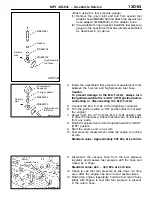 Предварительный просмотр 98 страницы Mitsubishi MOTORS Lancer 2005 Workshop Manual Supplement