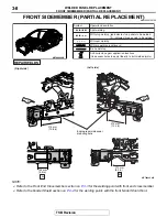 Предварительный просмотр 116 страницы Mitsubishi MOTORS Lancer Evolution 2008 Body Repair Manual