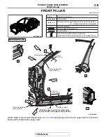 Предварительный просмотр 117 страницы Mitsubishi MOTORS Lancer Evolution 2008 Body Repair Manual