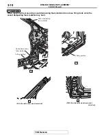 Предварительный просмотр 118 страницы Mitsubishi MOTORS Lancer Evolution 2008 Body Repair Manual