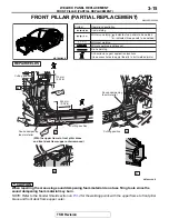 Предварительный просмотр 123 страницы Mitsubishi MOTORS Lancer Evolution 2008 Body Repair Manual