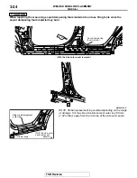 Предварительный просмотр 132 страницы Mitsubishi MOTORS Lancer Evolution 2008 Body Repair Manual