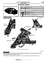 Предварительный просмотр 147 страницы Mitsubishi MOTORS Lancer Evolution 2008 Body Repair Manual