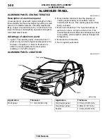 Предварительный просмотр 158 страницы Mitsubishi MOTORS Lancer Evolution 2008 Body Repair Manual