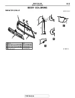 Предварительный просмотр 183 страницы Mitsubishi MOTORS Lancer Evolution 2008 Body Repair Manual