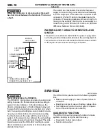 Предварительный просмотр 11 страницы Mitsubishi MOTORS Lancer Evolution VIII 2003 Technical Information Manual