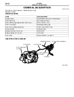 Предварительный просмотр 61 страницы Mitsubishi MOTORS Lancer Evolution VIII 2003 Technical Information Manual