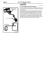 Предварительный просмотр 167 страницы Mitsubishi MOTORS Lancer Evolution VIII 2003 Technical Information Manual