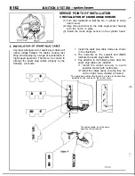 Предварительный просмотр 182 страницы Mitsubishi MOTORS Laser 1991 Service Manual