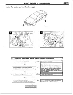 Предварительный просмотр 279 страницы Mitsubishi MOTORS Laser 1991 Service Manual