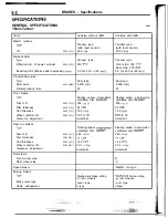 Предварительный просмотр 4 страницы Mitsubishi MOTORS Laser 1993 Service Manual