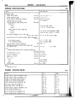 Предварительный просмотр 6 страницы Mitsubishi MOTORS Laser 1993 Service Manual