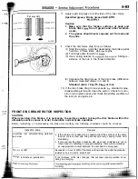 Предварительный просмотр 11 страницы Mitsubishi MOTORS Laser 1993 Service Manual