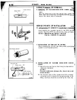 Предварительный просмотр 14 страницы Mitsubishi MOTORS Laser 1993 Service Manual