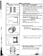 Предварительный просмотр 22 страницы Mitsubishi MOTORS Laser 1993 Service Manual