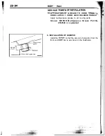 Предварительный просмотр 35 страницы Mitsubishi MOTORS Laser 1993 Service Manual