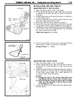 Предварительный просмотр 16 страницы Mitsubishi MOTORS Pajero 2001 Workshop Manual Supplement