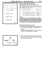 Предварительный просмотр 20 страницы Mitsubishi MOTORS Pajero 2001 Workshop Manual Supplement