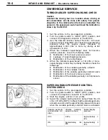 Предварительный просмотр 99 страницы Mitsubishi MOTORS Pajero 2001 Workshop Manual Supplement