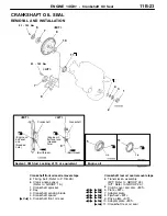 Preview for 97 page of Mitsubishi MOTORS Space Runner 1998 Workshop Manual