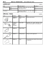 Preview for 446 page of Mitsubishi MOTORS Space Runner 1998 Workshop Manual