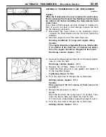 Preview for 505 page of Mitsubishi MOTORS Space Runner 1998 Workshop Manual