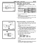 Preview for 561 page of Mitsubishi MOTORS Space Runner 1998 Workshop Manual