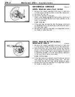 Preview for 570 page of Mitsubishi MOTORS Space Runner 1998 Workshop Manual