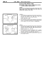 Preview for 712 page of Mitsubishi MOTORS Space Runner 1998 Workshop Manual