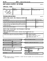 Preview for 842 page of Mitsubishi MOTORS Space Runner 1998 Workshop Manual