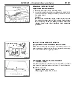 Предварительный просмотр 889 страницы Mitsubishi MOTORS Space Runner 1998 Workshop Manual