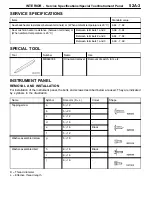 Preview for 915 page of Mitsubishi MOTORS Space Runner 1998 Workshop Manual