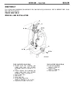 Preview for 951 page of Mitsubishi MOTORS Space Runner 1998 Workshop Manual