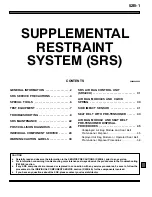 Preview for 955 page of Mitsubishi MOTORS Space Runner 1998 Workshop Manual