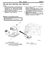 Preview for 985 page of Mitsubishi MOTORS Space Runner 1998 Workshop Manual