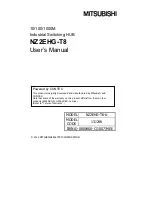 Mitsubishi 13J246 User Manual предпросмотр