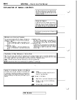 Preview for 8 page of Mitsubishi 1992 3000GT Service Manual