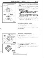 Preview for 733 page of Mitsubishi 1992 3000GT Service Manual