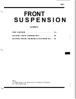 Preview for 751 page of Mitsubishi 1992 3000GT Service Manual