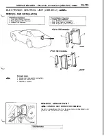 Preview for 945 page of Mitsubishi 1992 3000GT Service Manual