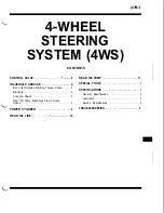 Preview for 995 page of Mitsubishi 1992 3000GT Service Manual