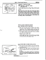 Preview for 1201 page of Mitsubishi 1992 3000GT Service Manual